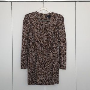 French Connection leopard print dress